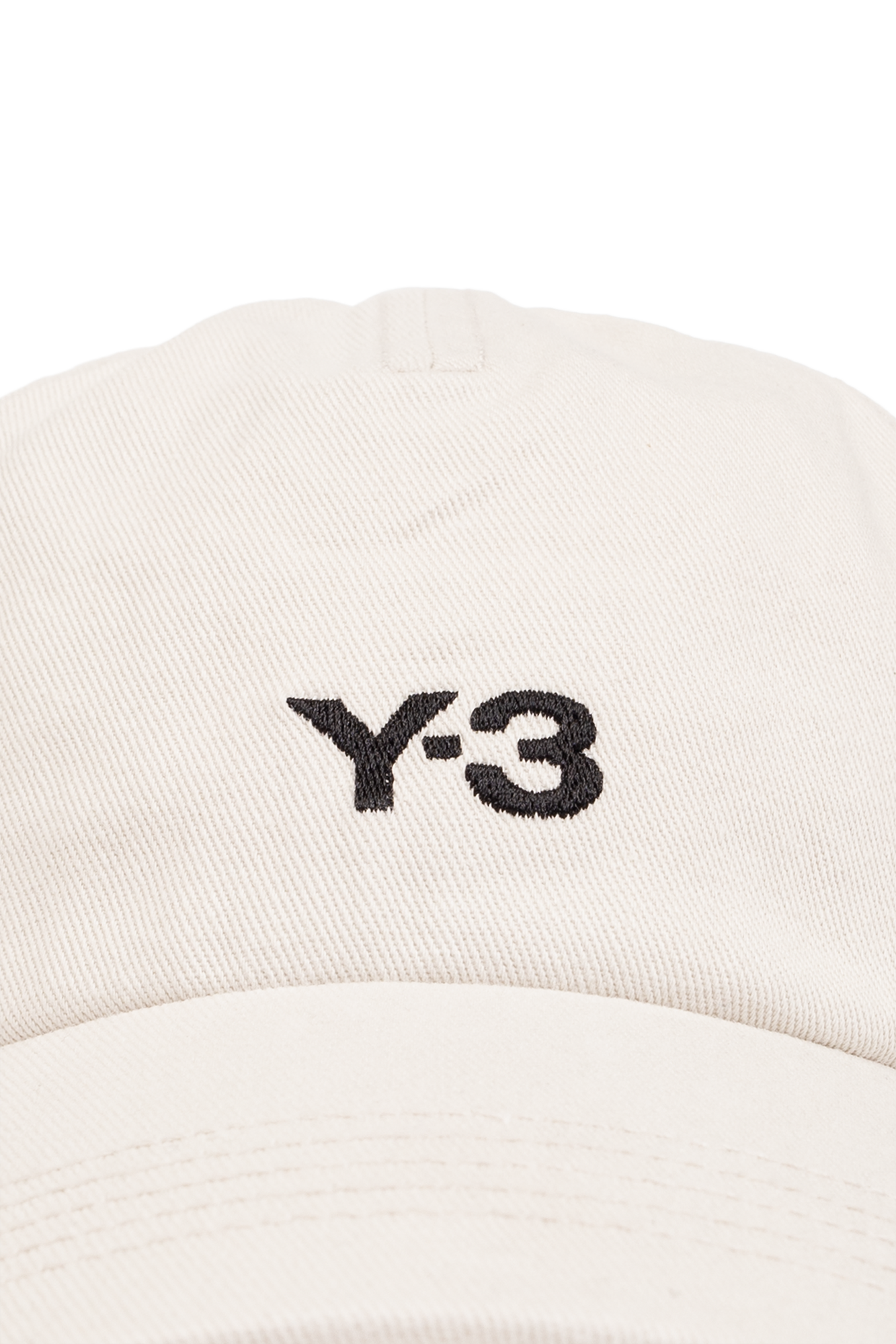 キャップ Y-3 SS25 3s Cap - Y-3 - Cotton - White (JM9041 OSFW TALC) Y-3 Logo Cap | JM9041 | AFEW STORE